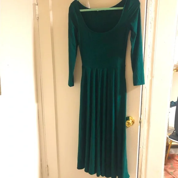 Reformation | Dresses | Reformation Emerald Green Dress Medium Holiday Christmas  Dress | Poshmark